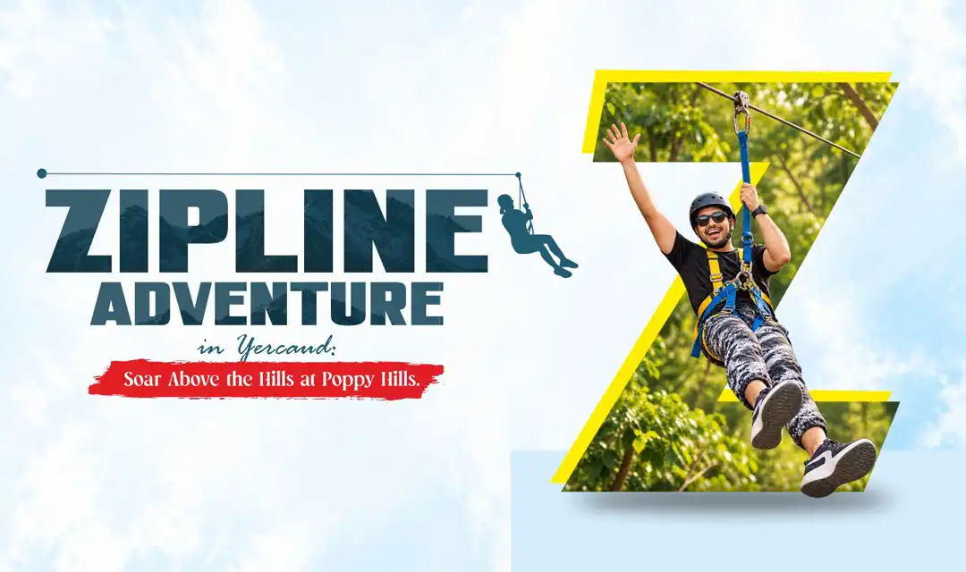 Zipline Adventure in Yercaud: Soar Above the Hills at Poppy Hills